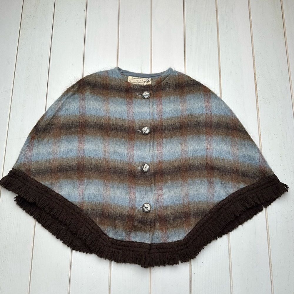 Rare Vintage Mohair Wool Blend Capelet​​​ - Picture 3 of 10